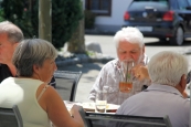 Nach erfolgreichen Aufnahmen geht’s gemütlich weiter.